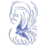 Soaring Calligraphic Swallow