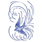 Soaring Calligraphic Swallow