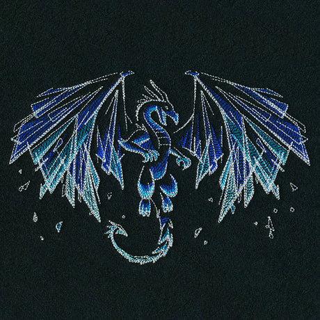 Icy Winter Dragon
