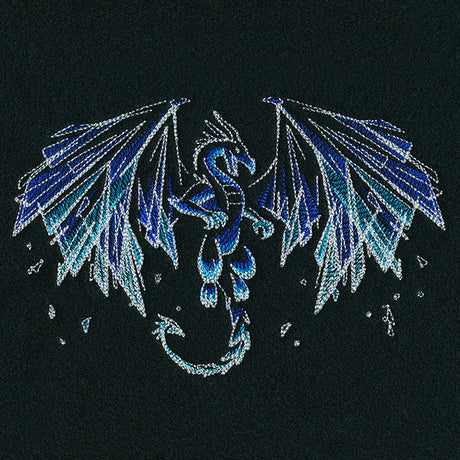 Icy Winter Dragon