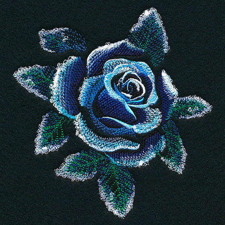 Frosted Midnight Rose