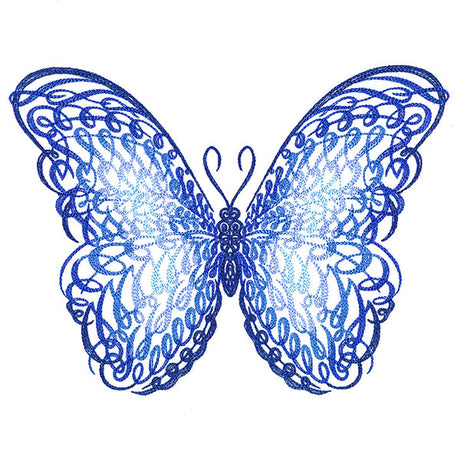 Calligraphic Morpho Butterfly