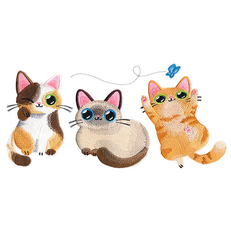 Playful Kitties Trio
