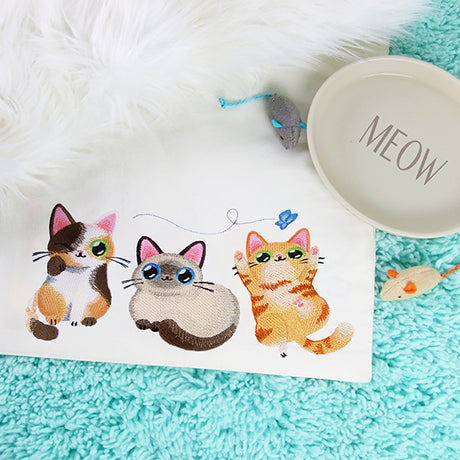Playful Kitties Trio