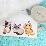 Playful Kitties Trio