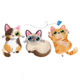 Playful Kitties Trio