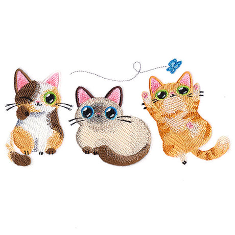 Playful Kitties Trio