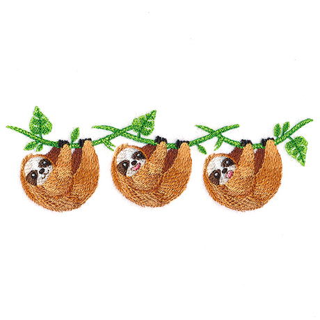 Hangin' Out Sloth Border