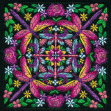 Dragonfly Kaleidoscope Square