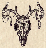 Tribal Deer Skull