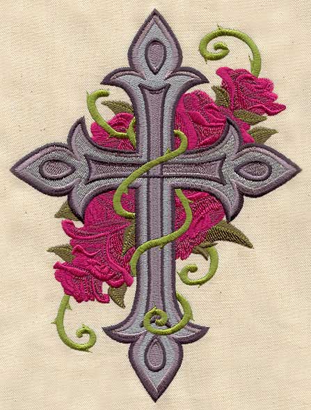 Cross and Roses – Urban Threads