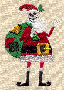 Skeleton Santa