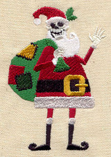 Skeleton Santa