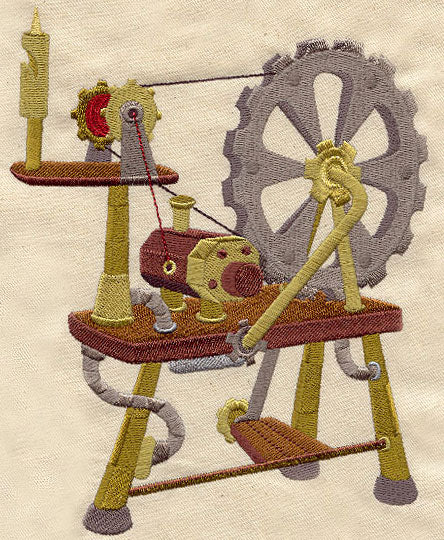 Steampunk Spinning Wheel