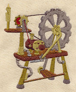 Steampunk Spinning Wheel