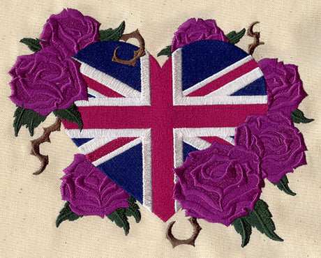 Union Jack and Roses