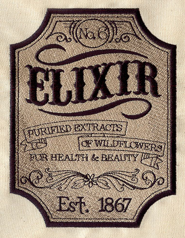 Elixir Apothecary Label