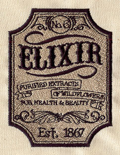 Elixir Apothecary Label