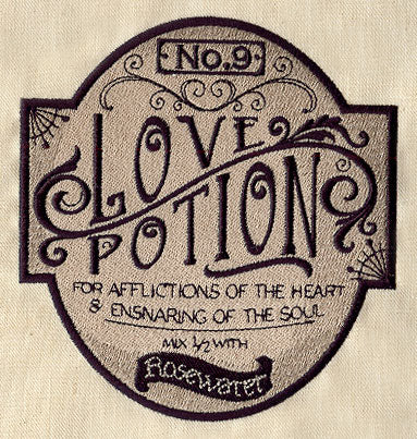 Love Potion Apothecary Label