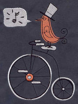 Birdie on a Bike
