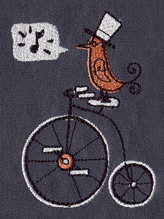 Birdie on a Bike