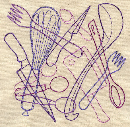 Utensil Collage