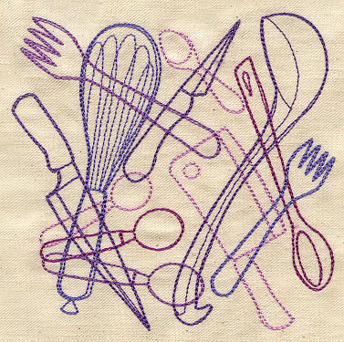Utensil Collage