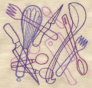 Utensil Collage