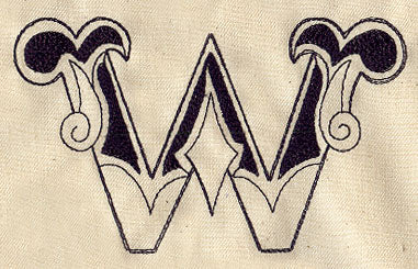Cirque Letter W