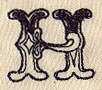 Cirque Letter H