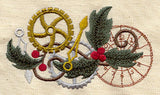 Steampunk Christmas Border
