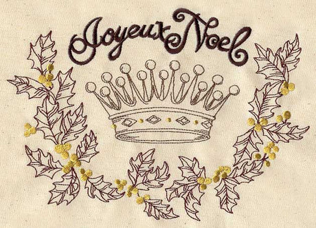 French Vintage Christmas Crown