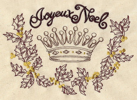 French Vintage Christmas Crown
