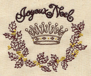 French Vintage Christmas Crown