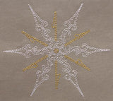 Clock Hands Snowflake