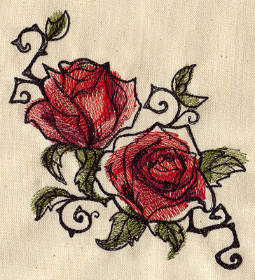 Painted Roses