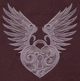 Baroque Punk Heart Locket