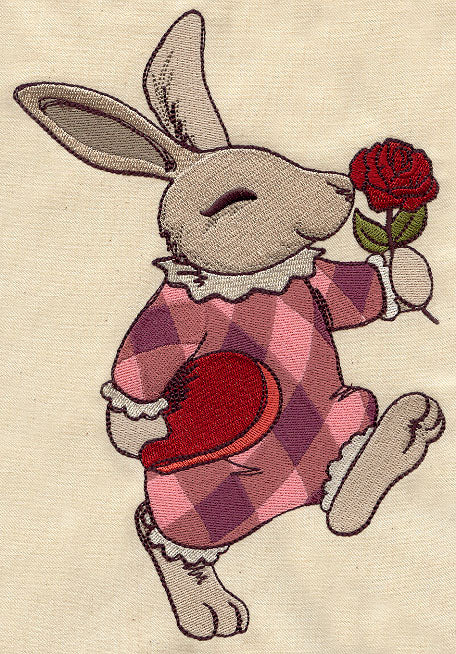 Vintage Valentine Bunny
