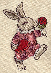 Vintage Valentine Bunny