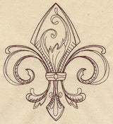 Vintage Fleur de Lis