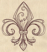 Vintage Fleur de Lis