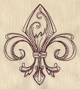 Vintage Fleur de Lis