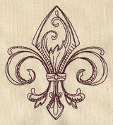 Vintage Fleur de Lis