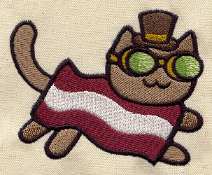 Steampunk Bacon Cat