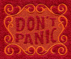 Don't Panic (Embossed)