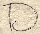 Handwriting Letter D - Uppercase