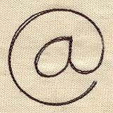 Handwriting Punctuation - At Sign