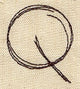Handwriting Letter Q - Uppercase