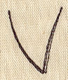 Handwriting Letter V - Uppercase