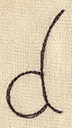 Handwriting Letter D - Lowercase